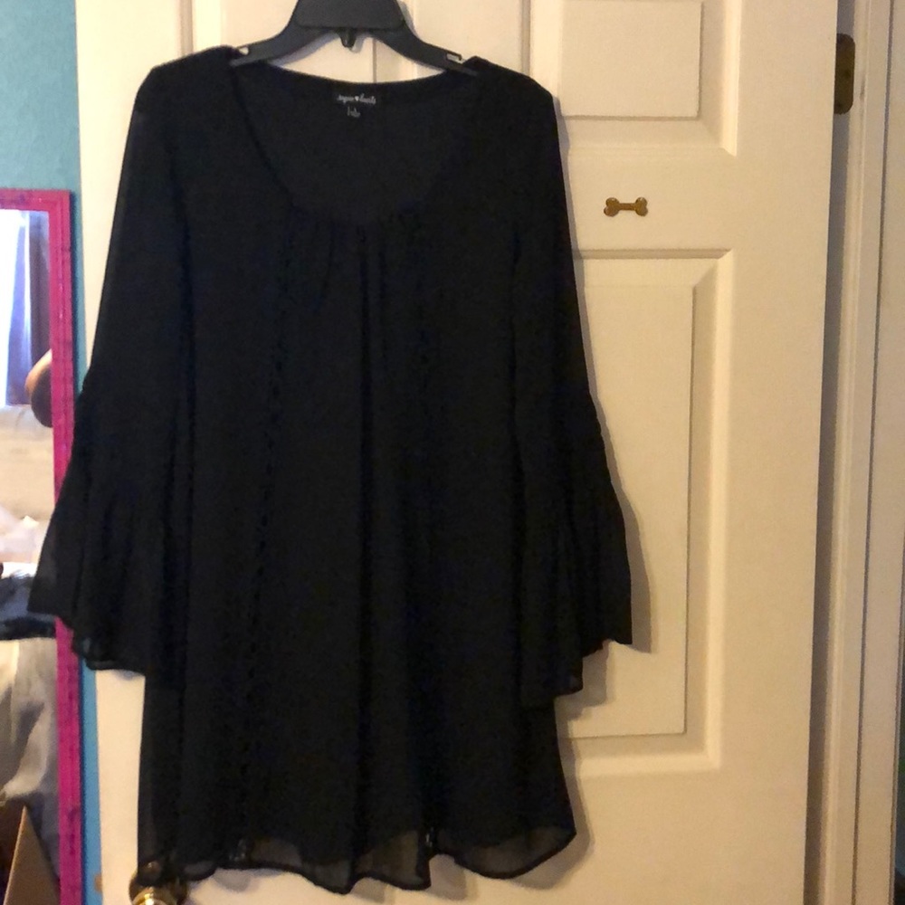 Black long sleeve dress